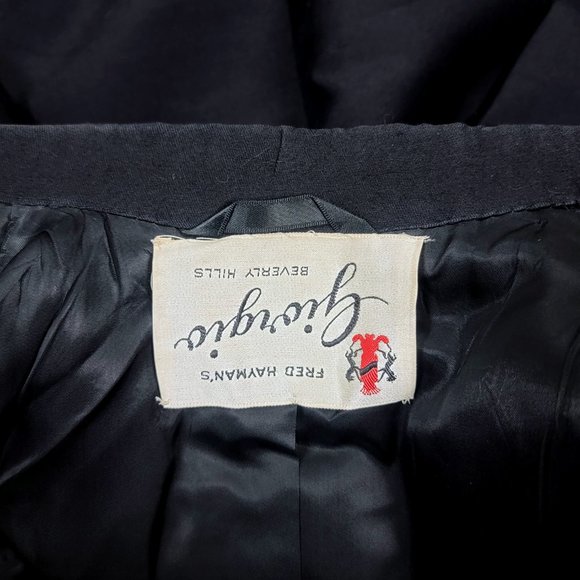 Vintage 60s Fred Hayman's Giorgio Beverly Hills Womens Blazer Jacket - Picture 9 of 10